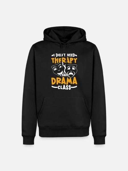 Schauspielerei Theaterunterricht - Männer Premium Bio Hoodie - Schwarz