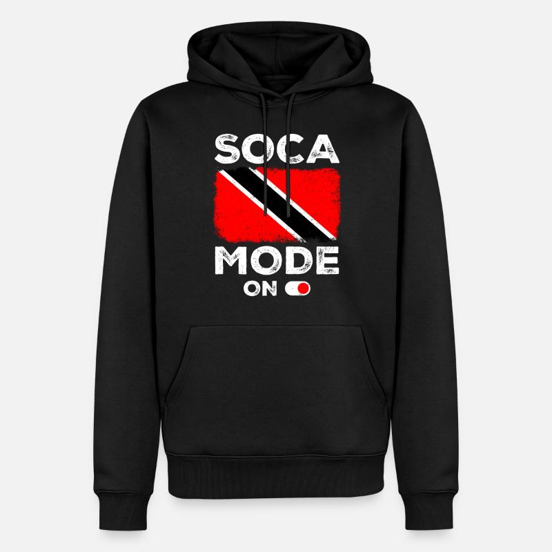 Soca Dance Trinité-et-Tobago - Sweat à capuche Premium bio Homme - noir