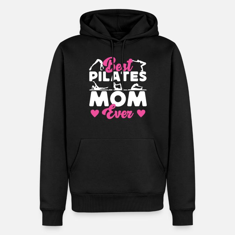 Instructeur de Pilates Professeur Maman - Sweat à capuche Premium bio Homme - noir