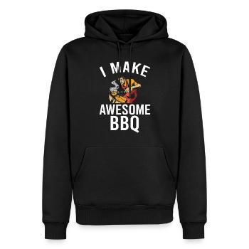 Grill Barbecue Grilling - Männer Premium Bio Hoodie - Schwarz - Vorne - Nico (187cm)