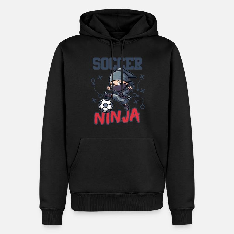 Fußball-Ninja - Männer Premium Bio Hoodie - undefined