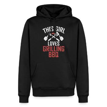 Grill Barbecue Grilling - Männer Premium Bio Hoodie - Schwarz - Vorne - Nico (187cm)