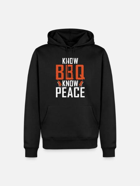 Grill Barbecue Grilling - Men’s Premium Organic Hoodie - black