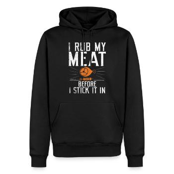 Grill Barbecue Grilling - Männer Premium Bio Hoodie - Schwarz - Vorne - Nico (187cm)
