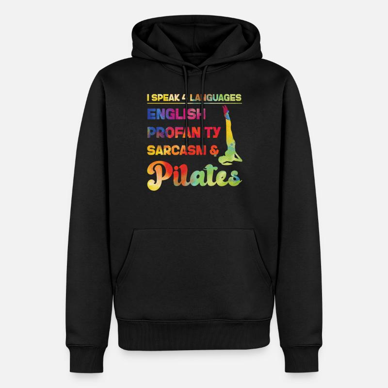 Pilates Instructor Teacher - Männer Premium Bio Hoodie - Schwarz