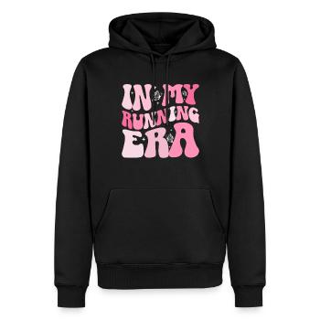 Runner Girls Running Cross Country Track Marathon - Männer Premium Bio Hoodie - Schwarz - Vorne - Nico (187cm)