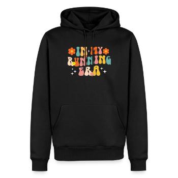 Runner Girls Running Cross Country Track Marathon - Männer Premium Bio Hoodie - Schwarz - Vorne - Nico (187cm)