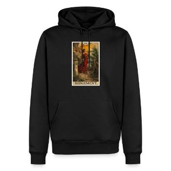 Tarotkarten Tarotkarte Judgement Gericht - Männer Premium Bio Hoodie - Schwarz - Vorne - Nico (187cm)