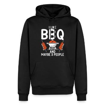 Grill Barbecue Grilling - Männer Premium Bio Hoodie - Schwarz - Vorne - Nico (187cm)