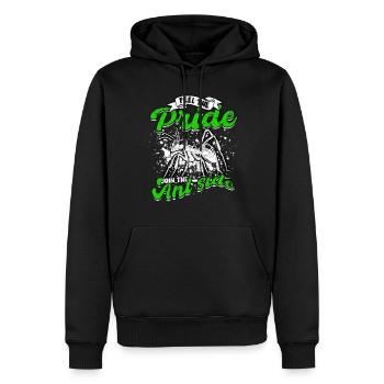 Ameisenzucht Feel The Pride Join The Ant Side - Männer Premium Bio Hoodie - Schwarz - Vorne - Nico (187cm)