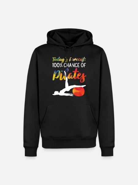 Instructeur de Pilates Enseignant - Sweat à capuche Premium bio Homme - noir