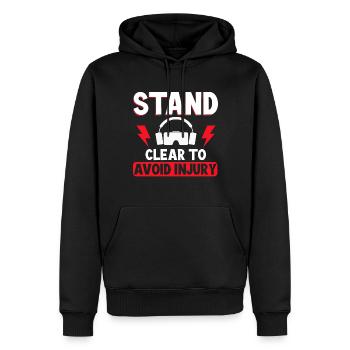 Réalité virtuelle VR Gamer Funnz - Sweat à capuche Premium bio Homme - noir - Devant - Nico (187cm)