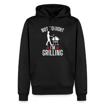 Grill Barbecue Grilling - Männer Premium Bio Hoodie - Schwarz - Vorne - Nico (187cm)