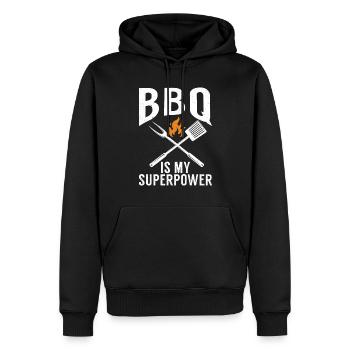 Grill Barbecue Grilling - Männer Premium Bio Hoodie - Schwarz - Vorne - Nico (187cm)