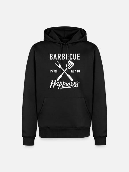Grill Barbecue Grilling - Men’s Premium Organic Hoodie - black