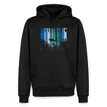 Tauchschung Taucher Ozeanliebhaber - Männer Premium Bio Hoodie - Schwarz - Vorne - Nico (187cm)