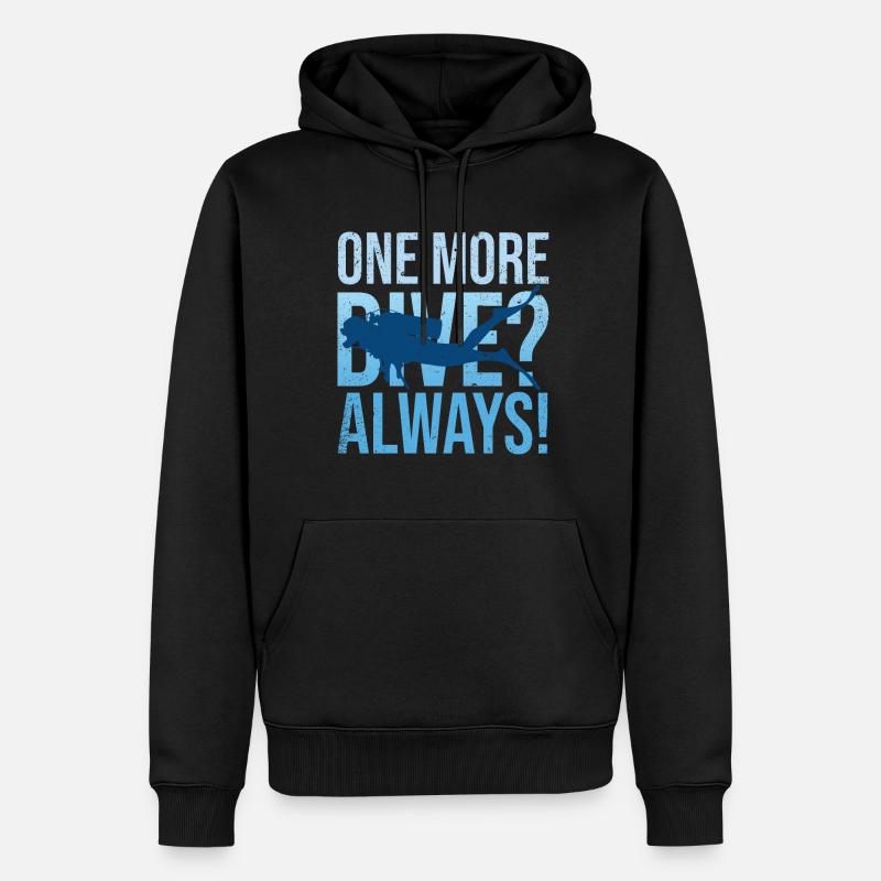 Plongée Plongeur Amoureux de l’océan - Sweat à capuche Premium bio Homme - noir