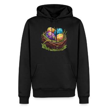 Easter Eostre Pagan Spring - Men’s Premium Organic Hoodie - black - Front - Nico (187cm)