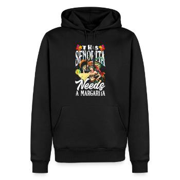 Fiesta mexicaine Cinco De Mayo - Sweat à capuche Premium bio Homme - noir - Devant - Nico (187cm)