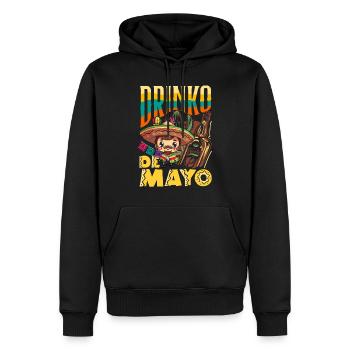 Fiesta mexicaine Cinco De Mayo - Sweat à capuche Premium bio Homme - noir - Devant - Nico (187cm)