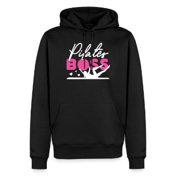 Pilates Instructor Teacher Pilates - Männer Premium Bio Hoodie - Schwarz - Vorne - Nico (187cm)
