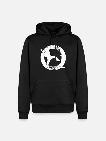 T-Ball Uncle Teeball Player Uncle - Männer Premium Bio Hoodie - Schwarz