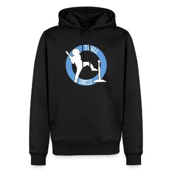 T-Ball Uncle Teeball Uncle T-Ball Player - Männer Premium Bio Hoodie - Schwarz - Vorne - Nico (187cm)
