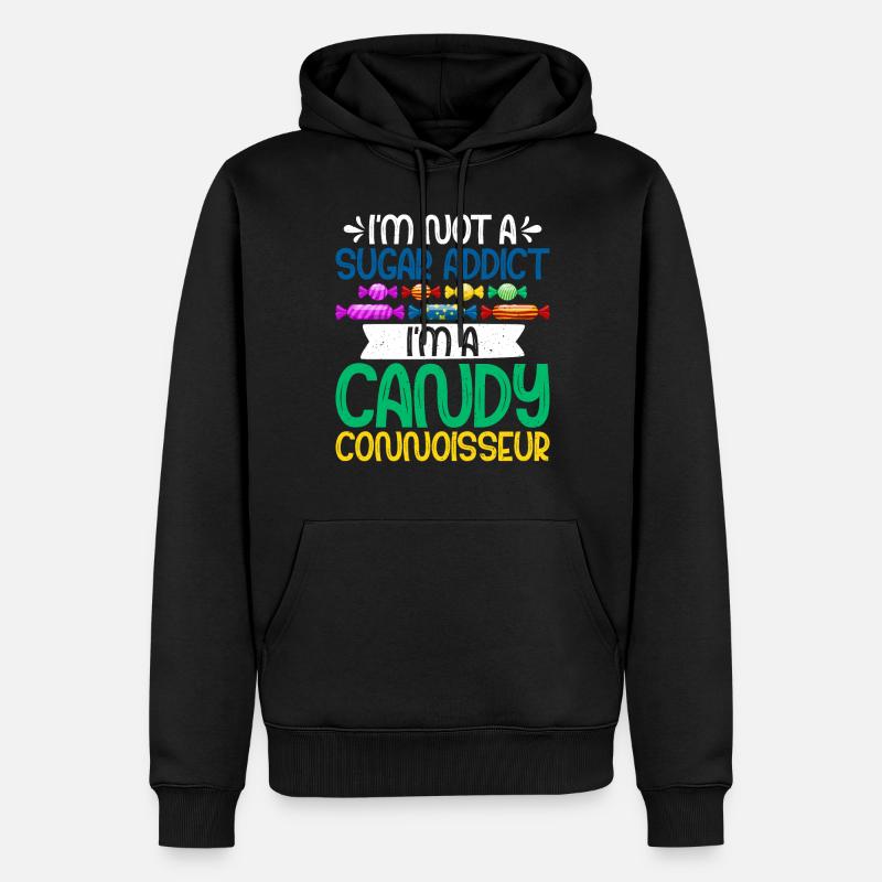 Candy Gift - Männer Premium Bio Hoodie - Schwarz