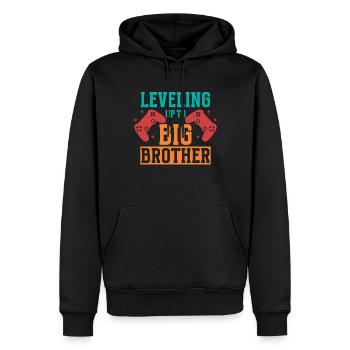 Big Brother Video Gamer New Brother Gaming - Sweat à capuche Premium bio Homme - noir - Devant - Nico (187cm)