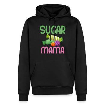 Cadeau de bonbons - Sweat à capuche Premium bio Homme - noir - Devant - Nico (187cm)