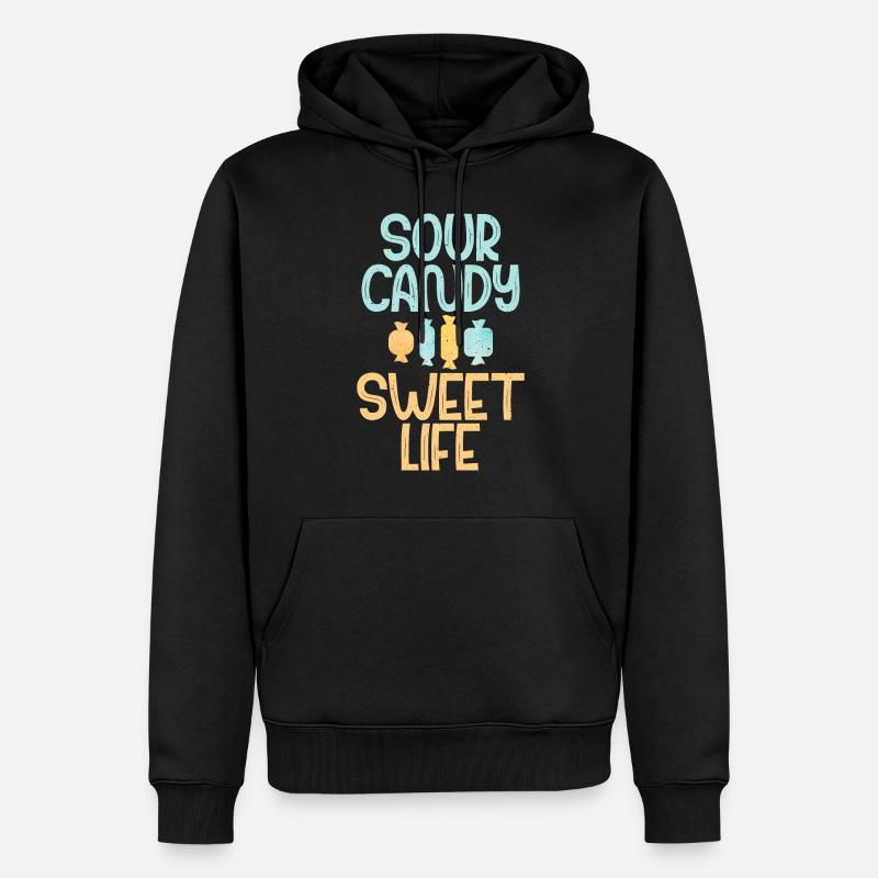 Candy Gift - Männer Premium Bio Hoodie - Schwarz