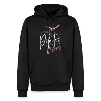 Pilates Instructor Teacher Pilates - Männer Premium Bio Hoodie - Schwarz - Vorne - Nico (187cm)