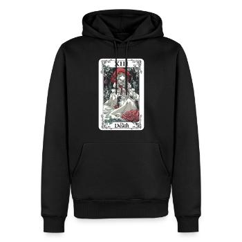 Carte de Tarot sorcellerie occulte Anime Goth - Sweat à capuche Premium bio Homme - noir - Devant - Nico (187cm)