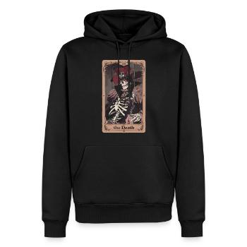 Carte de Tarot sorcellerie occulte Anime Goth - Sweat à capuche Premium bio Homme - noir - Devant - Nico (187cm)