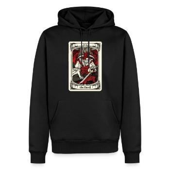 Carte de Tarot sorcellerie occulte Anime Goth - Sweat à capuche Premium bio Homme - noir - Devant - Nico (187cm)