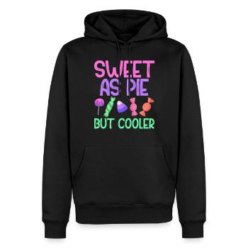 Candy Gift - Männer Premium Bio Hoodie - Schwarz - Vorne - Nico (187cm)
