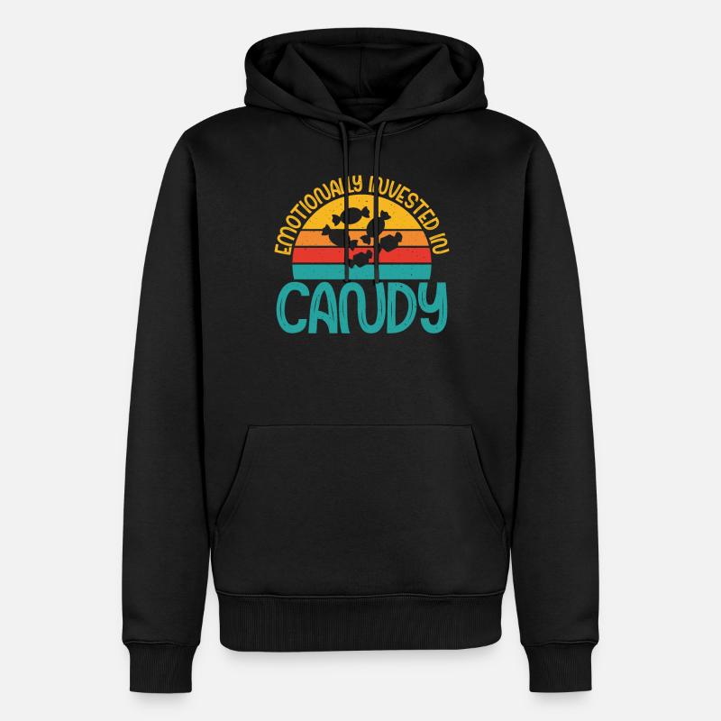 Candy Gift - Männer Premium Bio Hoodie - Schwarz
