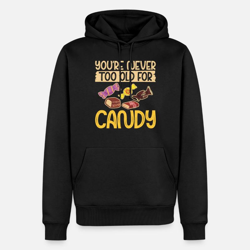 Candy Gift - Männer Premium Bio Hoodie - Schwarz