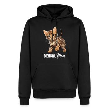 Bengal Cat Bengalkatze - Männer Premium Bio Hoodie - Schwarz - Vorne - Nico (187cm)