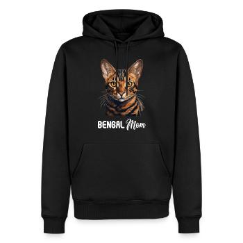 Bengal Cat Bengalkatze - Männer Premium Bio Hoodie - Schwarz - Vorne - Nico (187cm)