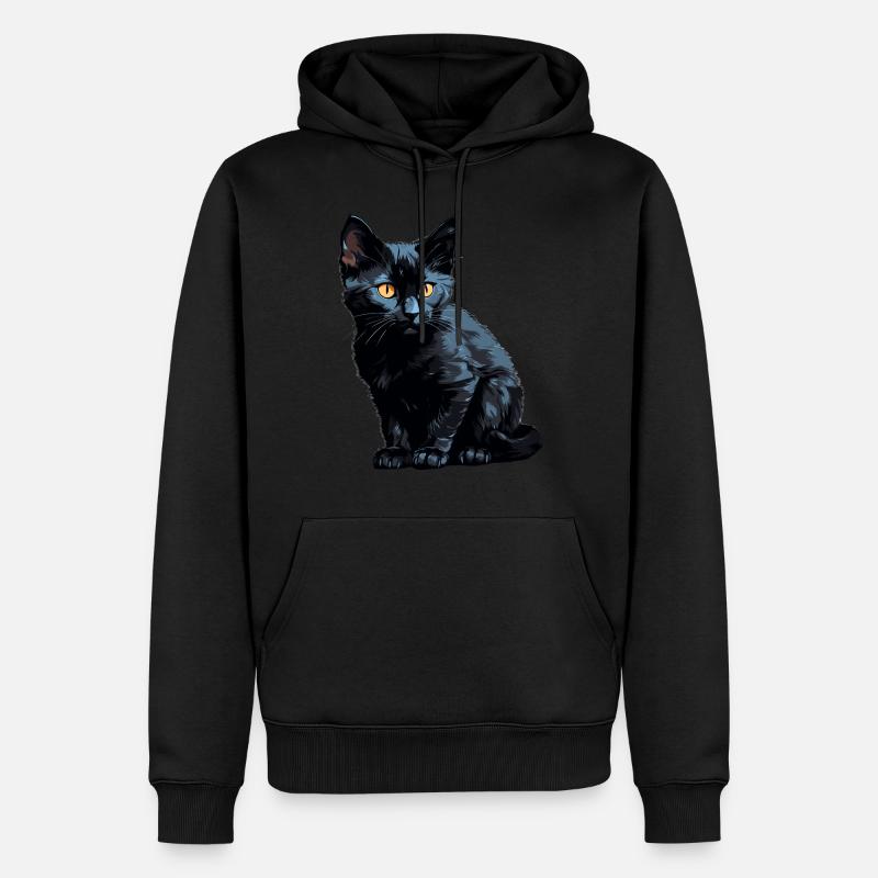 Chat de Bombay Bombay Katze - Sweat à capuche Premium bio Homme - noir