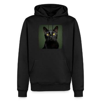 Bombay Cat Bombay Katze - Männer Premium Bio Hoodie - Schwarz - Vorne - Nico (187cm)