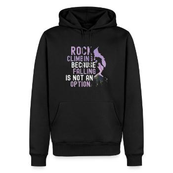 Klettern Mountain Boulder Climble Climber - Männer Premium Bio Hoodie - Schwarz - Vorne - Nico (187cm)