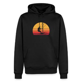 Kitesurfing kiteboarding lover - Männer Premium Bio Hoodie - Schwarz - Vorne - Nico (187cm)