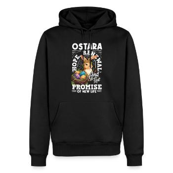Easter Eostre Pagan Spring - Men’s Premium Organic Hoodie - black - Front - Nico (187cm)