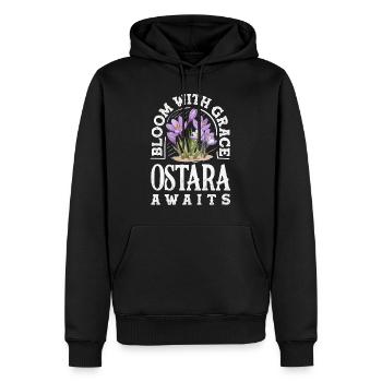Easter Eostre Pagan Spring - Men’s Premium Organic Hoodie - black - Front - Nico (187cm)