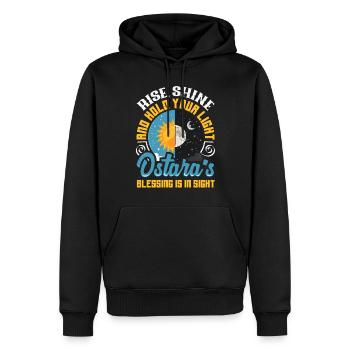 Easter Eostre Pagan Spring - Men’s Premium Organic Hoodie - black - Front - Nico (187cm)