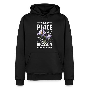 Easter Eostre Pagan Spring - Men’s Premium Organic Hoodie - black - Front - Nico (187cm)