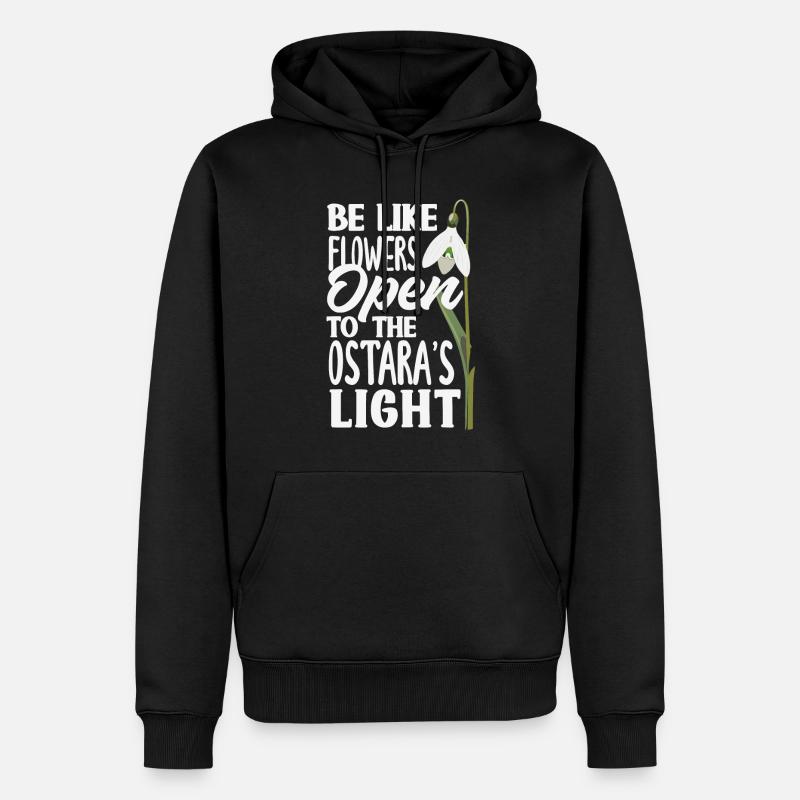 Pâques Eostre Printemps païen - Sweat à capuche Premium bio Homme - noir