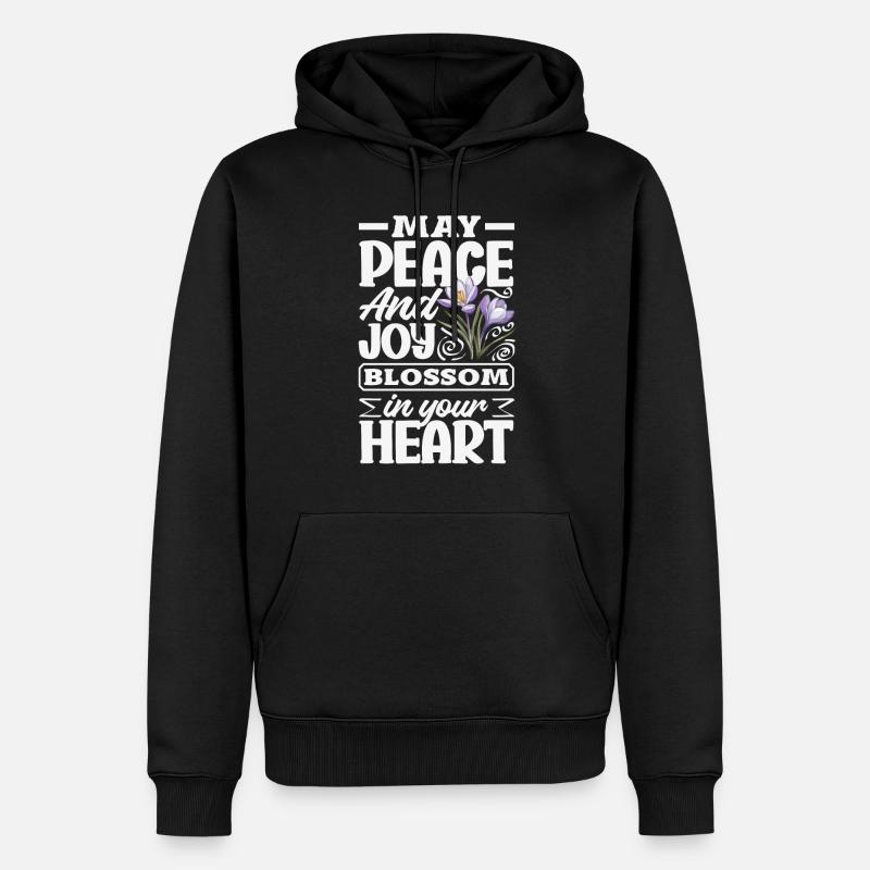 Easter Eostre Pagan Spring - Men’s Premium Organic Hoodie - black